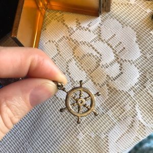 Sterling Silver Ship Wheel Charm